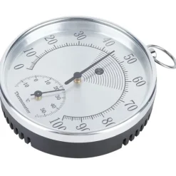 10 cm termometer/hygrometer med ophængningsring til indendørs hjemmelager/kontor/drivhus Online