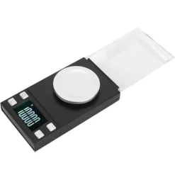 0,001 g højpræcisions bærbar mini LCD digital elektronisk vægt til vægtning af smykker, guldpiller 100 g/0,001 g Clearance
