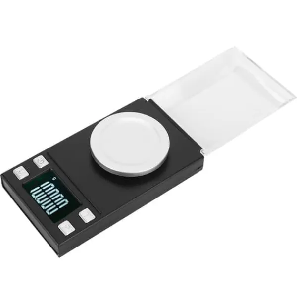 0,001 g højpræcisions bærbar mini LCD digital elektronisk vægt til vægtning af smykker, guldpiller 100 g/0,001 g Clearance