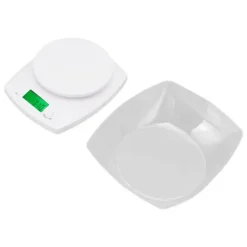 Køkkenvægte>5 kg digital køkkenvægt G OZ LB enhedsskiftende fødevarevægt med skål til måling af fødevarevægt