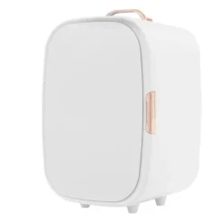 Køleskabe>12 L mini makeup-køleskab, kosmetik-køler med køle- og varmefunktion, til hjem og bil, elfenbensfarvet
