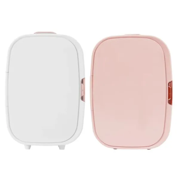Køleskabe>12 L mini makeup-køleskab, kosmetisk køl-/varmeskab, køler & varmer, til kosmetik & drikke, hjem & bil, pink