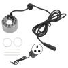 12 lampor Färgglad Dimmakare i rostfritt stål Vattendimma Atomizer för Aromaterapi Oxygen Bar Waterscape Atomized Bonsai UK Plug 110‑240V New