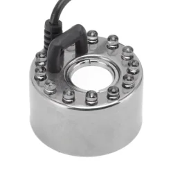 12 lampor Färgglad Dimmakare i rostfritt stål Vattendimma Atomizer för Aromaterapi Oxygen Bar Waterscape Atomized Bonsai UK Plug 110‑240V New