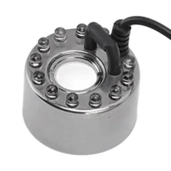 12 lampor Färgglad Dimmakare i rostfritt stål Vattendimma Atomizer för Aromaterapi Oxygen Bar Waterscape Atomized Bonsai UK Plug 110‑240V New
