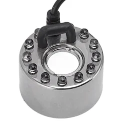 12 lampor Färgglad Dimmakare i rostfritt stål Vattendimma Atomizer för Aromaterapi Oxygen Bar Waterscape Atomized Bonsai UK Plug 110‑240V New
