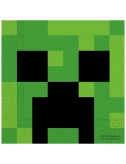 Papirservietter>20 Minecraft papirservietter 33X33cm. Size-Unique Model