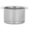 Affaldskværne>114 mm forlænget vaskeflange i rustfrit stål, dyb affaldsflange, køkkenvaskflange, udskiftningstilbehør