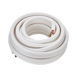 15240 mm Mini Split Line Sæt med 6,4 & 9,5 mm kobberrør og 3-lags isolering til aircondition og varmepumper. Ideelt til HVAC-systemer. Hot