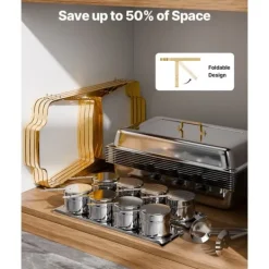 8 Qt 4-pak Rektangulært Gnidefad, Buffetsæt, Fuld og Halv Størrelse Pander, Holdbar, Praktisk Til Catering og Fester Outlet