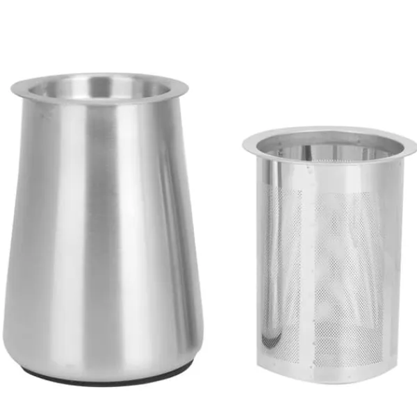 Tefiltre>304 rustfrit stål finmasket kaffepulverfiltersigte beholder kaffetilbehør