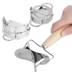 304 Rustfrit Stål Manuelt Dumpling Maker Sæt med Dumpling Wrap Værktøj Køkkenredskaber Online