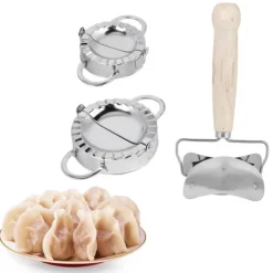304 Rustfrit Stål Manuelt Dumpling Maker Sæt med Dumpling Wrap Værktøj Køkkenredskaber Online