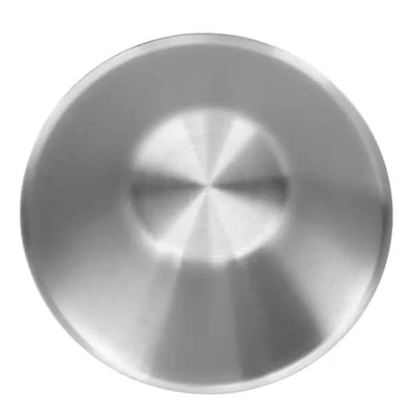 Tallerkener & Bordservicer>304 rustfrit stål salatskål dobbeltlags metal rund skål Stilfuld salatblandingsskåle til snacks Risnudler Is Sølv 15 cm / 5.9in