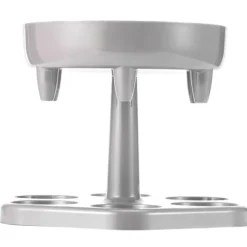 6 Shotglas Dispenser Holder Roterende Spiritus Dispenser Vinreol Hylde Festartikler Grå