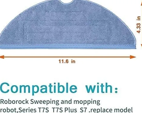 Robotstøvsugere>4 st Moppdukar Kompatibla med Xiaomi Roborock S7