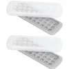 2 stk. 27 gitre 2 lags iskugleform DIY Rund isterningemaskinebakke med låg til køkkenbar Outlet