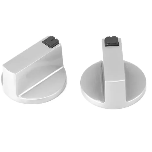 Komfurer>2 stk. 6 mm zinklegering hjem køkken gaskomfur knapper komfur ovn kogeplade metal afbryder kontrol