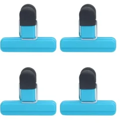 Tilbehør Til Madopbevaring>10 stk Food Clip ABS Chip Bag Clip God forsegling og multifunktion skridsikker klip til køkken BlueLarge