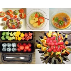 9 stk. frugt og grøntsager udstikker forme tegneserie udstikker form blomster kage kiks udskæring form værktøj fondant dejforme