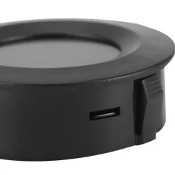 2 stk. mini digitalt LCD termometer hygrometer rund form temperatur fugtighedsmåler til krybdyrboks
