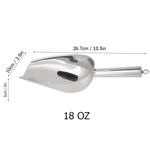 Skeer & Skovle>1 stk. multifunktionel isske i rustfrit stål til kaffebønner og tørret frugt (18oz)