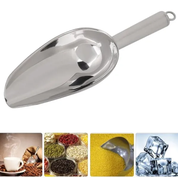Skeer & Skovle>1 stk. multifunktionel isske i rustfrit stål til kaffebønner og tørret frugt (18oz)