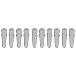 Tilbehør Til Madopbevaring>10 stk. rustfrit stål forseglingsklips kaffepose forseglingsklips madpose multifunktionelt køkkenværktøj 8 cm