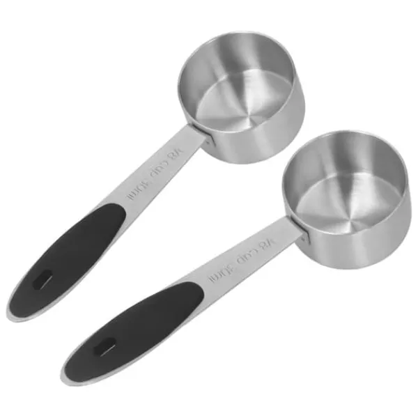 Målebægere & Måleskeer>2 stk. rustfrit stål kaffemåleske 1/8 kop 30 ml måleske spiseskefuld spiseske til kaffebønner mælkepulver te
