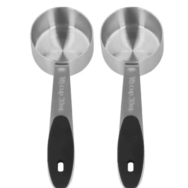 Målebægere & Måleskeer>2 stk. rustfrit stål kaffemåleske 1/8 kop 30 ml måleske spiseskefuld spiseske til kaffebønner mælkepulver te