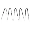 Køkkentænger>5 stk. Rustfrit stål køkkentang Non Stick Madlavning Grillning Madtang Anti-Slip Grip Mini Tang 15cm / 5.9in