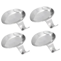 4 stk skeholder rustfrit stål 2-formåls kompakt holdbar spisepinde hvileholder til hjemmerestauranter Discount