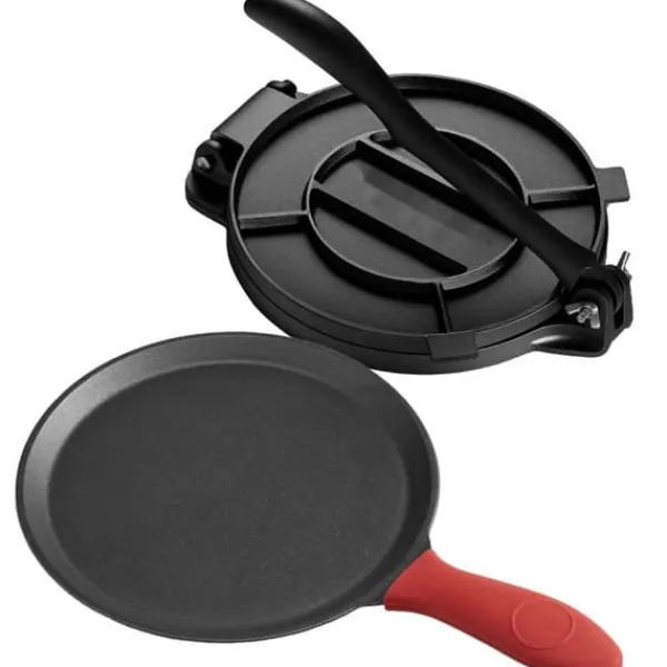 10 Tommer Tortillapresse, Chapati Dej Maskine, Kraftig Støbejern, Roti Fremstilling Clearance