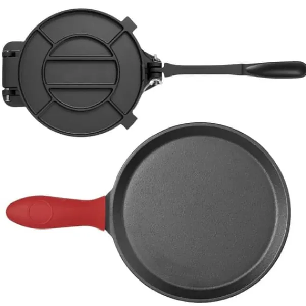 10 Tommer Tortillapresse, Chapati Dej Maskine, Kraftig Støbejern, Roti Fremstilling Clearance