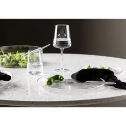 2 x Shine tallerken glas klar. Best