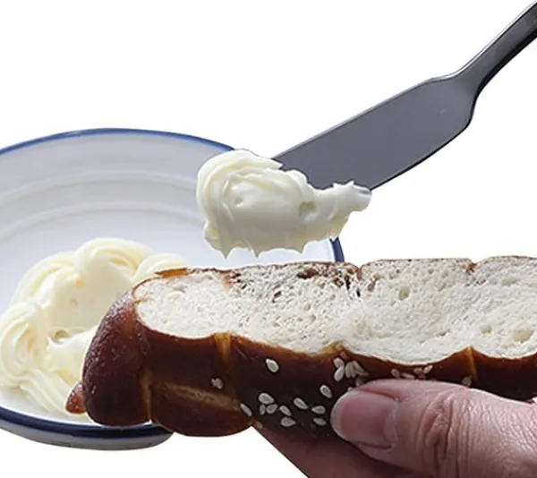 Bestik>4 X Smørknive i Rustfrit Sølvglas. Smørkniv
