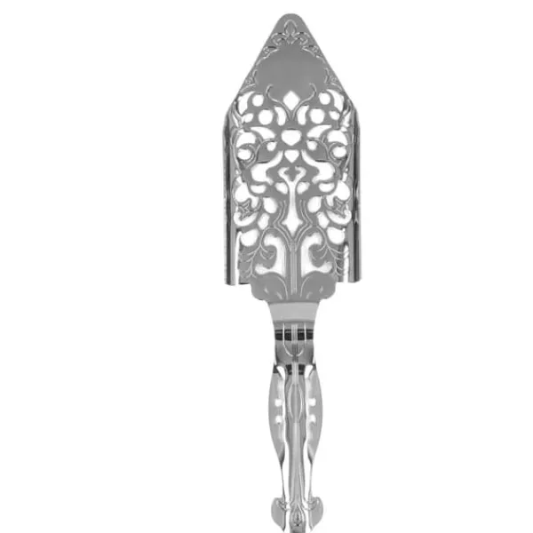 Absinth Fontæner>Absintfiltersked Rostfritt stål Ihålig Malört Cocktailsked Sockerbit Filtsked för Bartending Silver