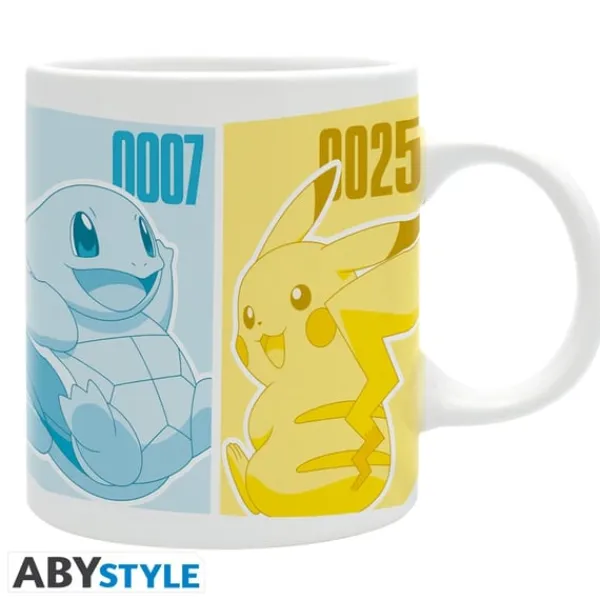 Abysse POKEMON-krus - Pikachu & Kanto-forretter - 320 ml New
