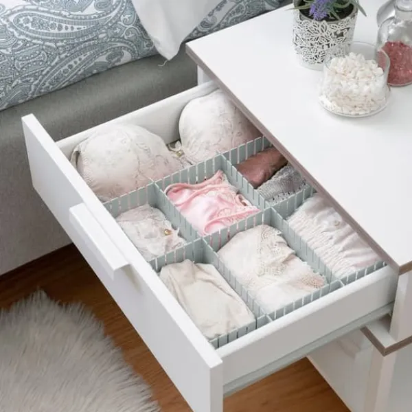 Opbevaringssystem Til Køkkenskuffer>Adjustable Drawer Organiser Condor InnovaGoods 16 Units