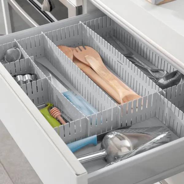 Opbevaringssystem Til Køkkenskuffer>Adjustable Drawer Organiser Condor InnovaGoods 16 Units