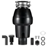 Affaldskværne>Affaldsbortskaffelse 3/4 HK, kontinuerlig madaffaldshåndtering, 3600 RPM, 3-bolts installation, effektiv og holdbar.