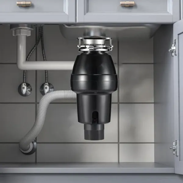 Affaldskværne>Affaldsbortskaffelse 3/4 HK, kontinuerlig madaffaldshåndtering, 3600 RPM, 3-bolts installation, effektiv og holdbar.