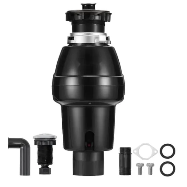 Affaldsbortskaffelse 3/4 HP, Kontinuerlig madaffaldsdispenser, 3930 RPM, EZ Connect, kraftfuld, effektiv og nem installation Discount