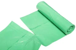 Affaldsposer 120 L, grønne med tape, 40 mik, 10 stk. Discount