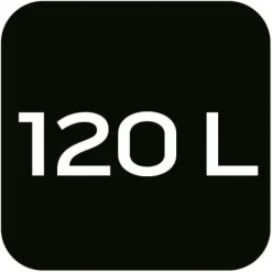Affaldsposer 120 L, grønne med tape, 40 mik, 10 stk. Discount