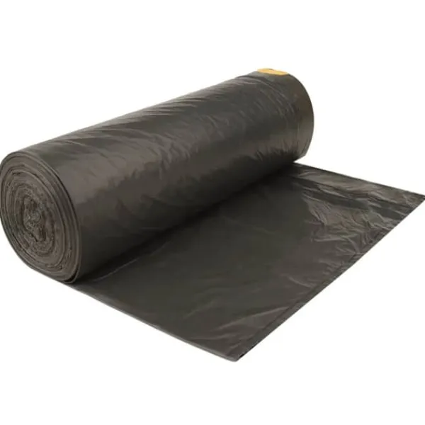 Skraldeposer>Affaldsposer med lukkesnor 240 l - Slidstærk LDPE-plast | 150 stk. | Farve: Sort