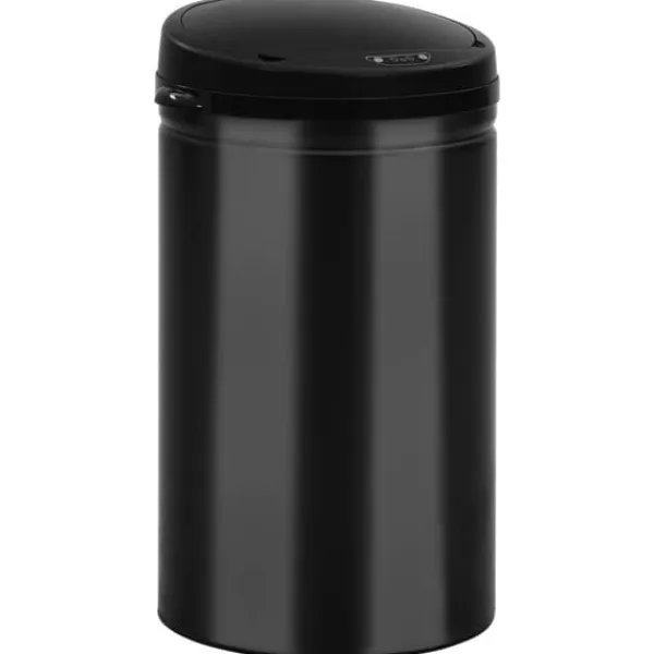 Skraldespande & Papirkurve>Affaldsspande & papirkurve - Living affaldsspand med sensor 40 l kulstofstål sort