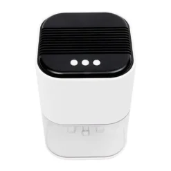 Affugter - Elektrisk affugter til små rum - Kapacitet 2 l - Effekt 42 W - 100–240 V - Areal 0–20 m² - Lys i 7 farver - EU-stik - Hvid Clearance