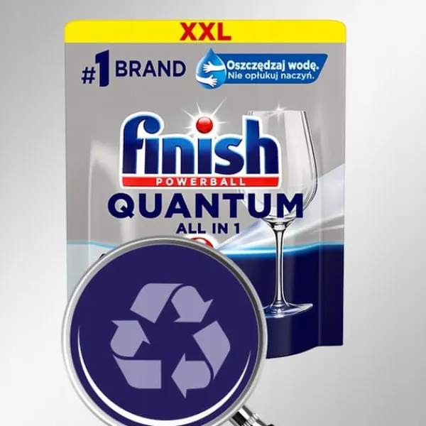Rengøringsmiddel>Afslut Quantum opvaskemaskine kapsler 2 x 100 stk citron (200 vaske)