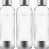 Sodavandsmaskiner>AGA 3-pak AQVIA Steel 1L, PET-flaske